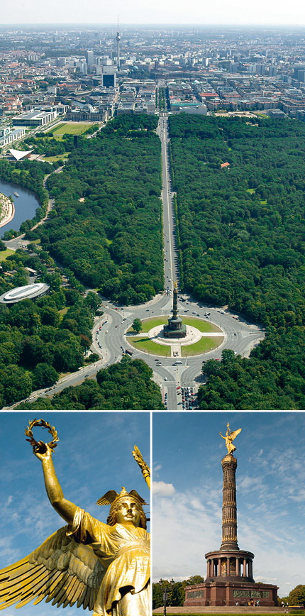 Berlin Tiergarten und Siegess√§ule